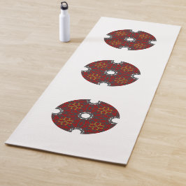 Vierer Band Kaleidoskop Art Yogamatte