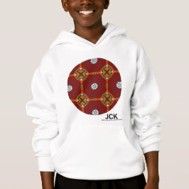 Vierer Band Kaleidoskop Art Zwölf Hoodie