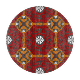 Vierer Band Kaleidoskop Art Zwölf Schneidebrett