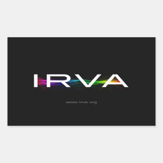 Vierer Blatt Rechteckiger Aufkleber