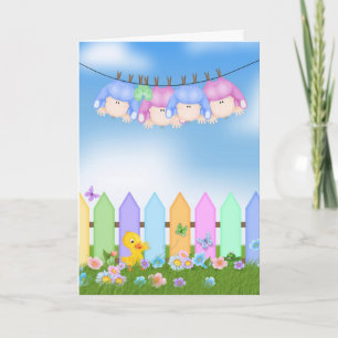 Vierergruppe-Glückwünsche Karte