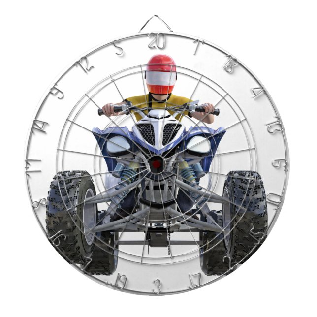 Viererkabel-Fahrrad ATV, einen Wheelie zur Front Dartscheibe (vorne)