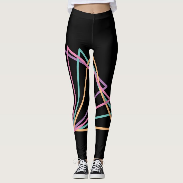 Viererkabeldreieck Leggings (Vorderseite)
