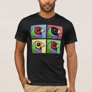 Vierfarbiges Gouldian Finish T-Shirt