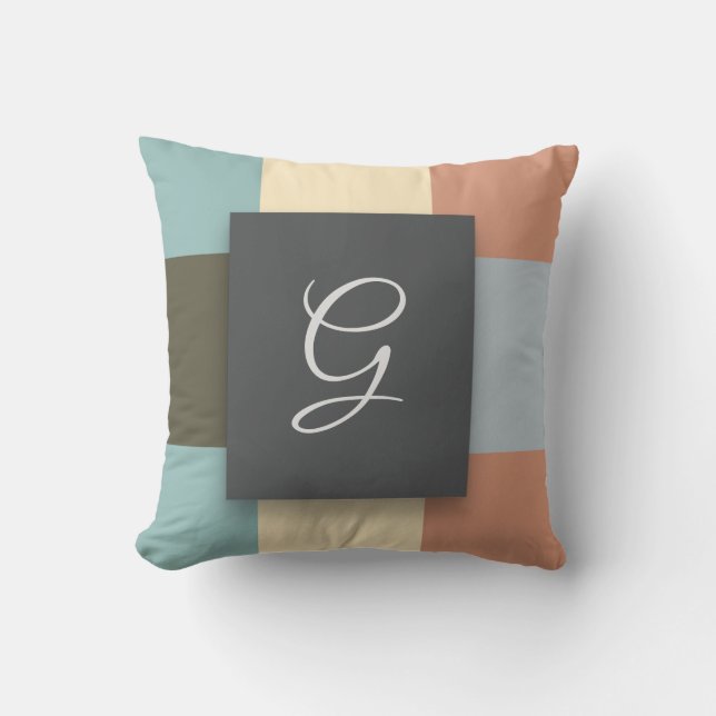 Vierkantfarben Kissen (Vorderseite)