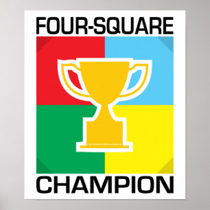 Vierplatz-Champion Poster