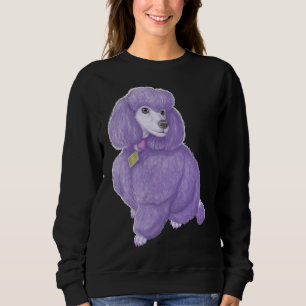 Vierpunkte Lila Poodle Sweatshirt