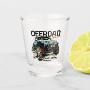Vierradantrieb anpassen Der Berg ruft Schnapsglas
