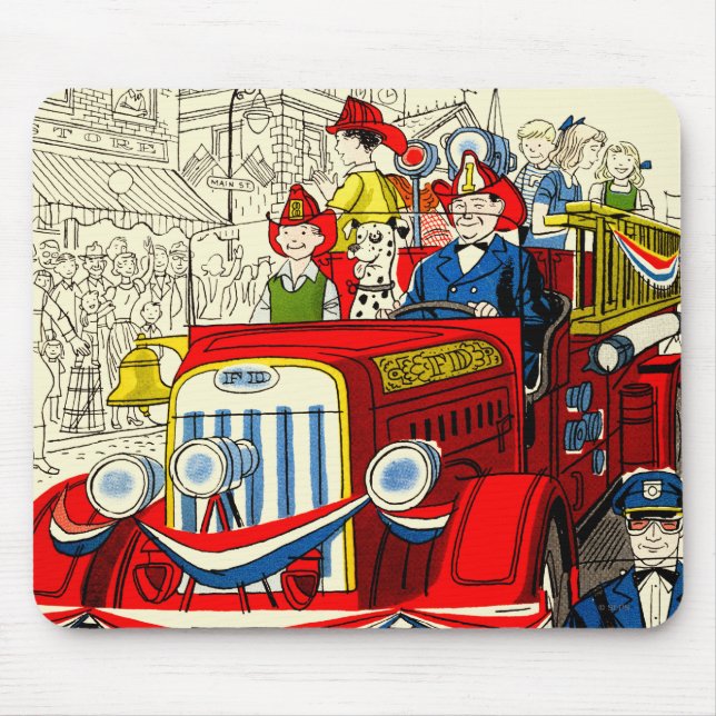 Viert-Juli-Parade Mousepad (Vorne)