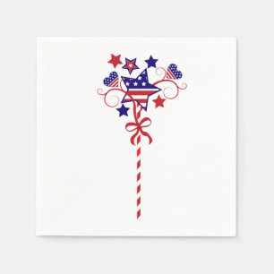 Viert-Juli-Party Serviette