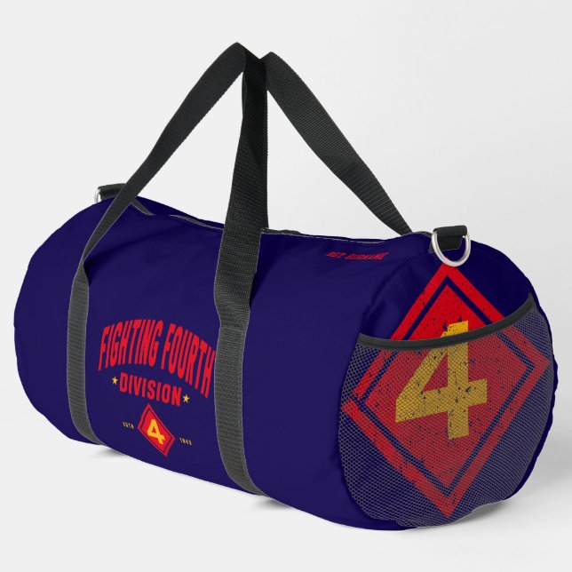 Vierte - 4. Division "Blue Custom" Duffle Bag (Rechte Ecke)