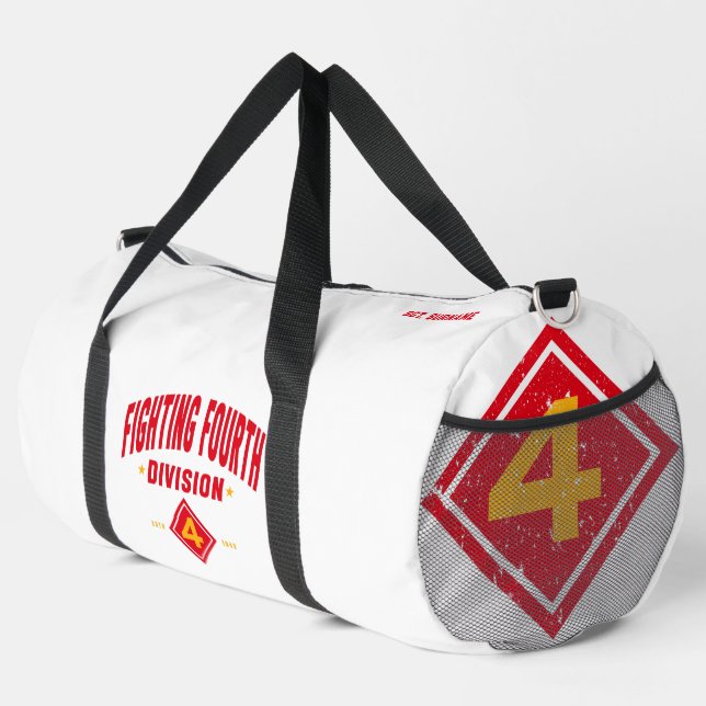 Vierte - 4. Division Marine Custom Duffle Bag (Rechte Ecke)