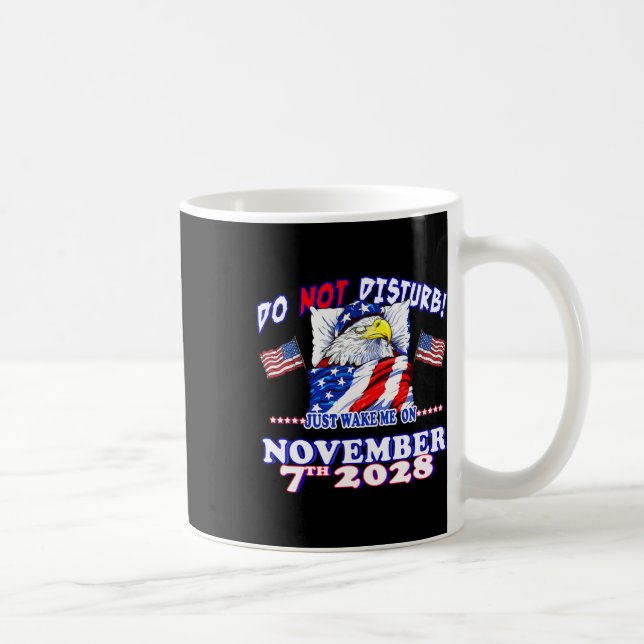 Vierte, 4. Juli, sakastische Wahl E Kaffeetasse (Rechts)