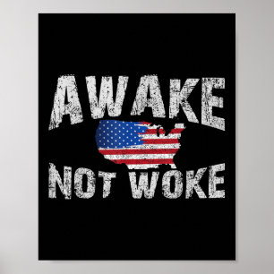 Vierte, aber nicht Geweckt USA 4. Juli Patriots Am Poster