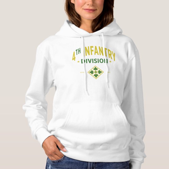 Vierte Abteilung Infanterie - Militär der Vereinte Hoodie (Vorderseite)