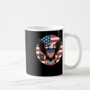 Vierte Ju-Flagge des Patriotischen Amerikanischen Kaffeetasse