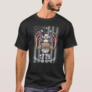 Vierte Juli Usa Adler Flag Beängstigend Patriotic T-Shirt