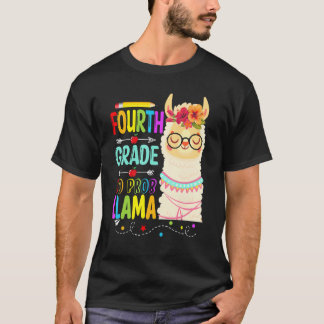 Vierte Klasse Kein Prob Llama Lehrer Schüler Llama T-Shirt