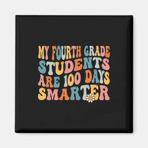 Vierte Klasse Lehrer 100 Tage Smarter 100. Tag der Magnet