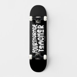 Vierte Klasse Lehrer einfache Retro-Custom Skateboard