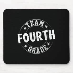 Vierte Klasse Lehrer Student zurück zur Schule 4th Mousepad