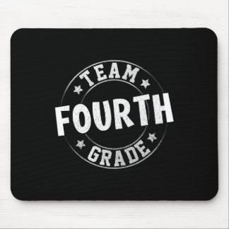 Vierte Klasse Lehrer Student zurück zur Schule 4th Mousepad