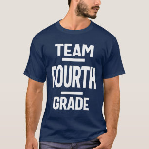 vierte Klasse Lehrer zurück zur Schule T-Shirt