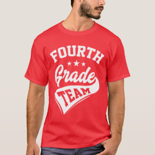 vierte Klasse Lehrer zurück zur Schule T-Shirt