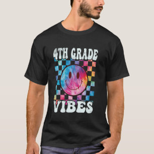 Vierte Klasse T-Shirt 4. Klasse Retro 1. Tag