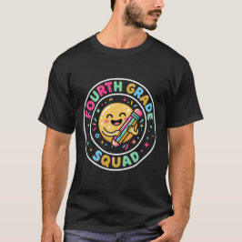 Vierte-Klasse-Truppe 4. Lehrer-Crew Zurück in die T-Shirt