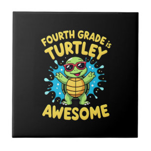 Vierte Klasse Turtle-y großartiger erster Tag der  Fliese