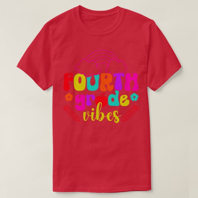 Vierte Klasse Vibes 1. Schultag 4. Klasse Tee (Design vorne)