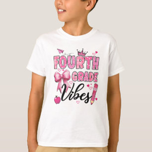 Vierte Klasse vibes back to School Coquette Tee