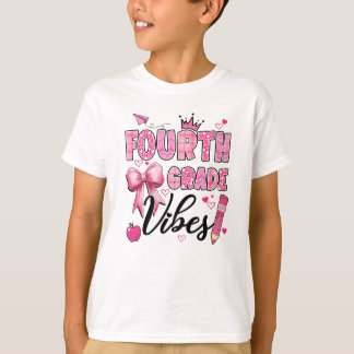 Vierte Klasse vibes back to School Coquette Tee