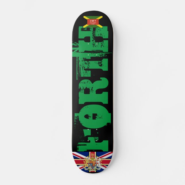 VIERTE OFFIZIELLE UK/JAM-Skateboard Skateboard (Vorderseite)