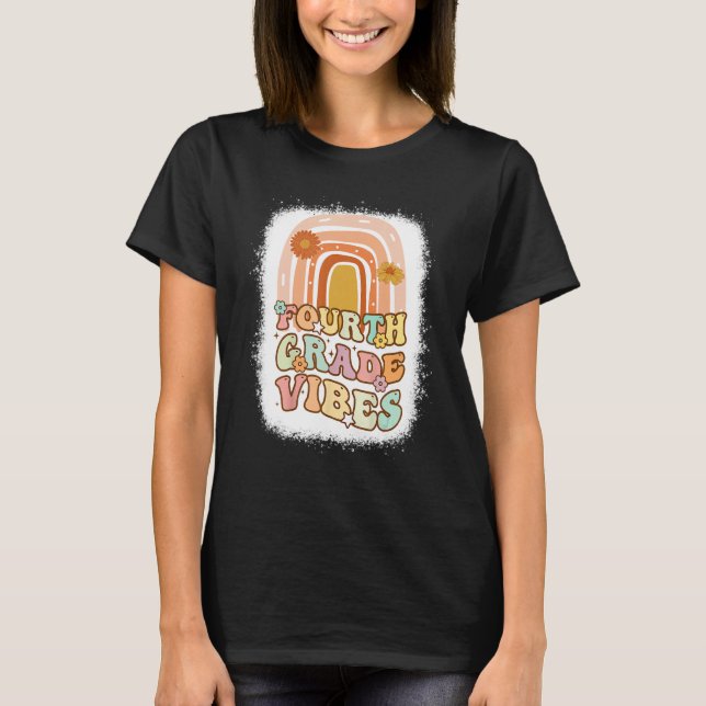 Vierte Rainbow-Rainbow-Retro-1. Tag T-Shirt (Vorderseite)