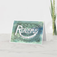 Vierte Regel der Gelassenheit – REALISMUS Karte