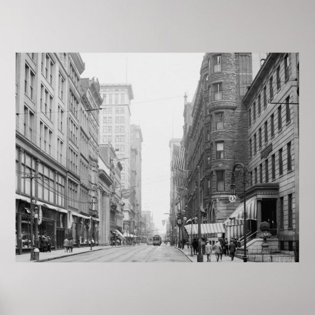 Vierte Straße Poster (Vorne)