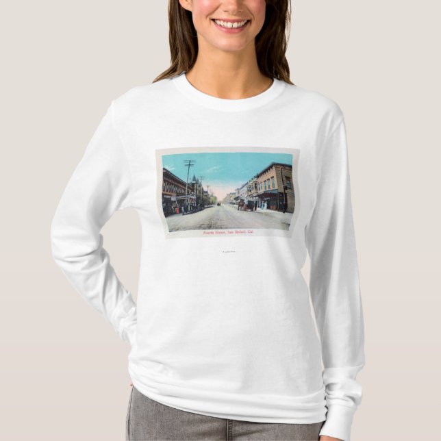 Vierte Straße ViewSan Rafael, CA T-Shirt (Vorderseite)