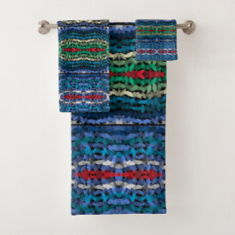 Vierteilige, durchsichtige Alternativformen Badhandtuch Set