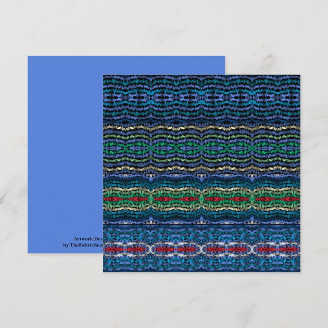 Vierteilige, durchsichtige Alternativformen Karte (Vorne/Hinten)