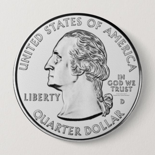 Viertel Button (Vorderseite)