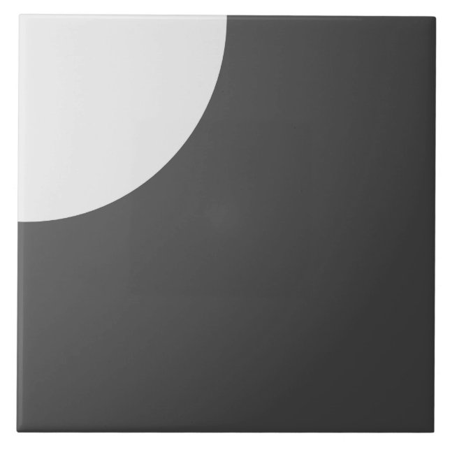 Viertelkreismuster Fliese (Vorderseite)