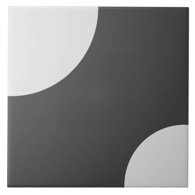 Viertelkreismuster Fliese (Vorderseite)