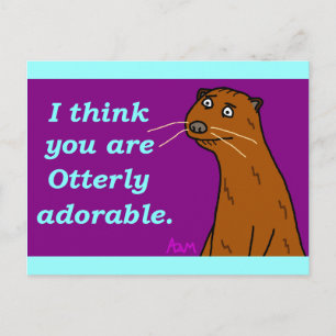 Viertelvolles Adorable Postkarte