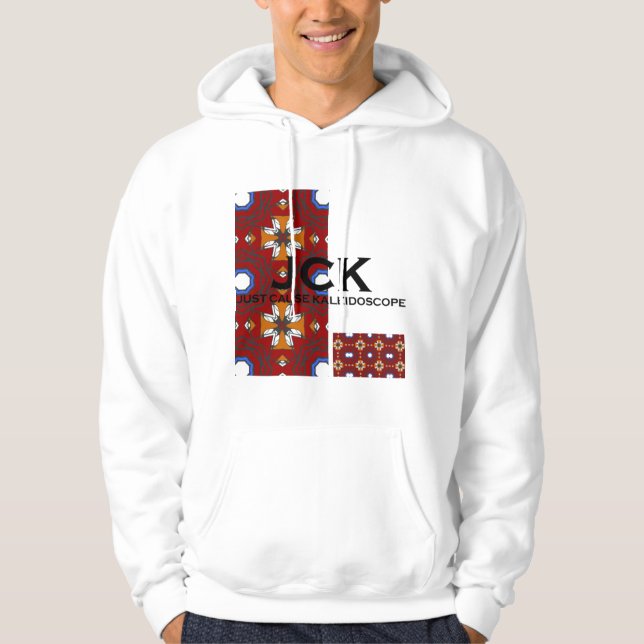 Vierter Band Kaleidoskop Art sechzehn Hoodie (Vorderseite)