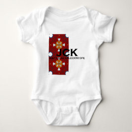 Vierter Band Kaleidoskop-Kunst achtzehn Baby Strampler