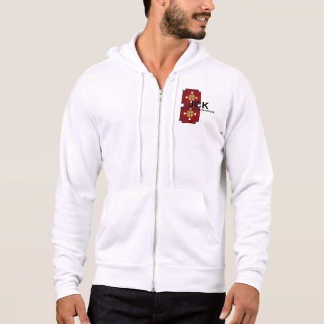 Vierter Band Kaleidoskop-Kunst achtzehn Hoodie (Vorderseite)