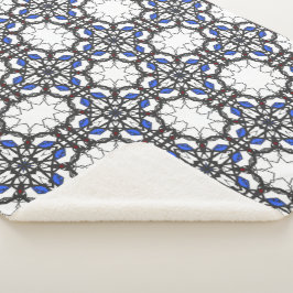 Vierter Band Kaleidoskop-Kunst achtzehn Sherpadecke