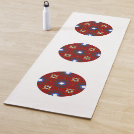 Vierter Band Kaleidoskop-Kunst achtzehn Yogamatte